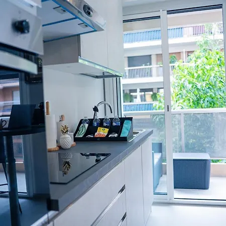 Prestigious 2p - 10 Min Near Beaches - Air Conditioning - Garage Антиб